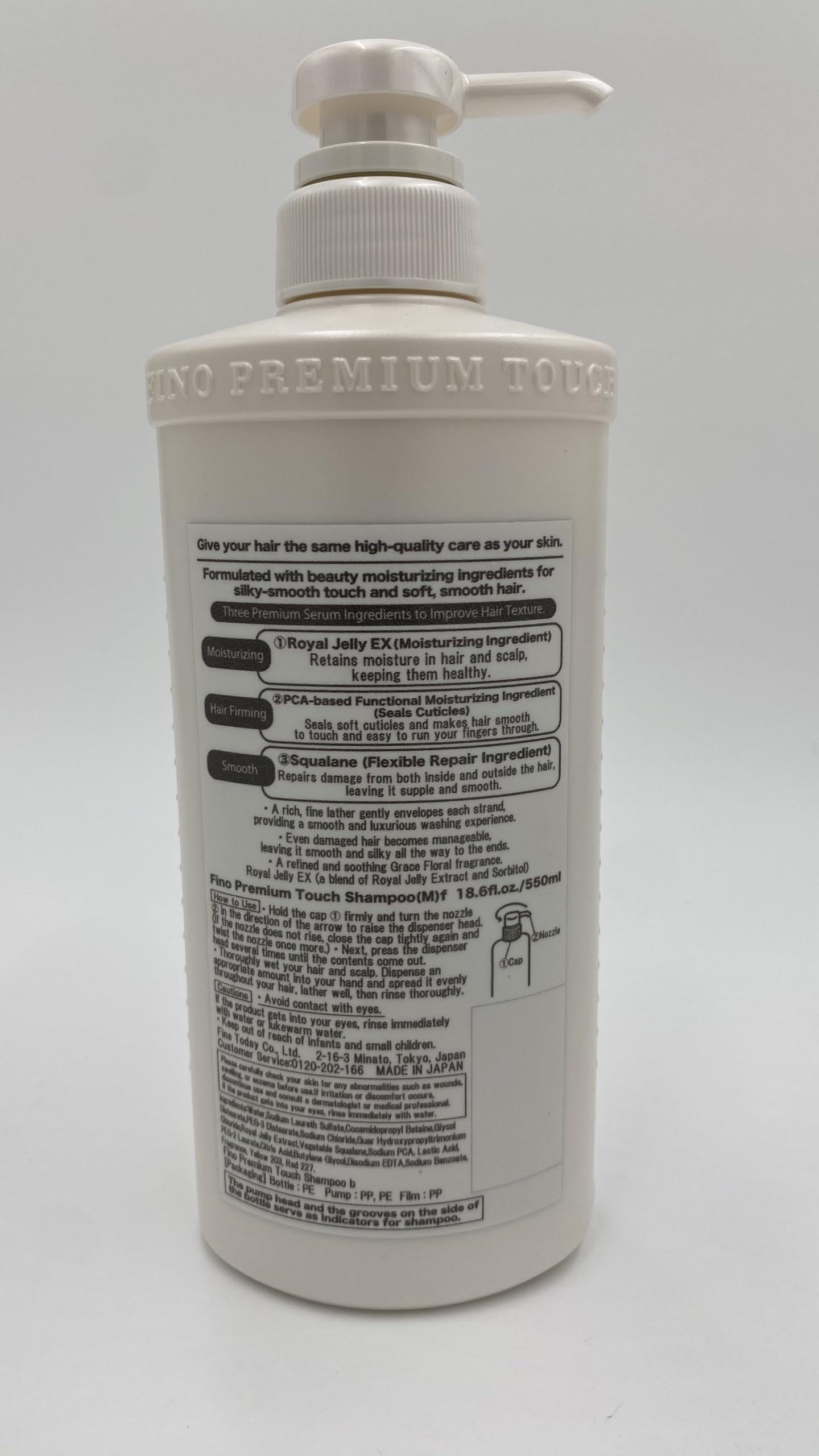 JapanFino, ingredientes royal jelly ex, aportan nutrición intensiva al cabello.