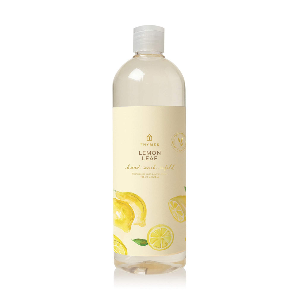 Thymes Jabon Mano Recambio Hoja de Limón: fragancia fresca para la limpieza diaria