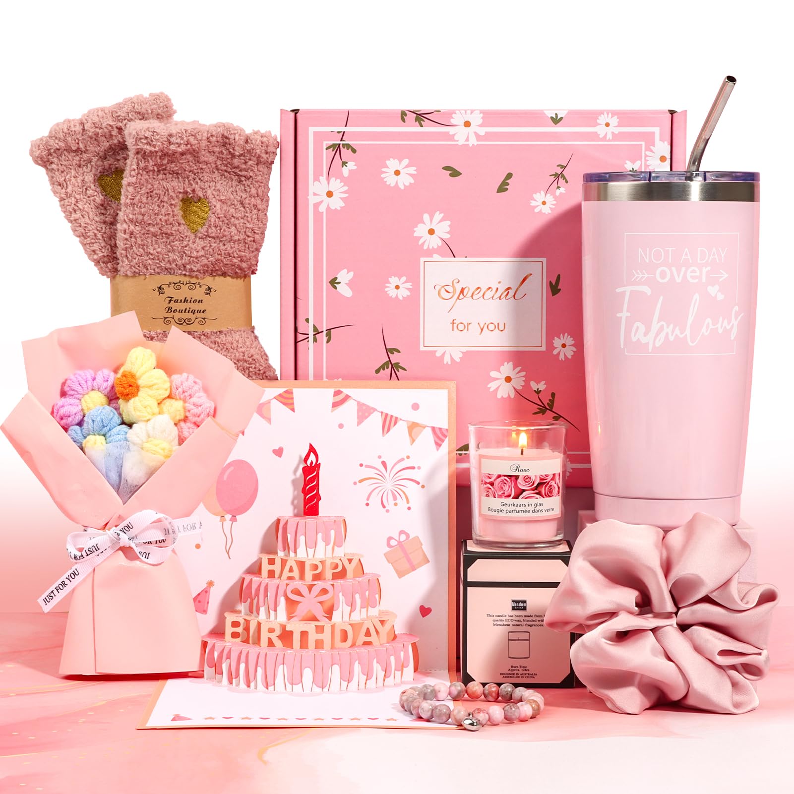 Regalo Tian Dian: cesto de cumpleaños para mujer, ideal para demostrar aprecio.