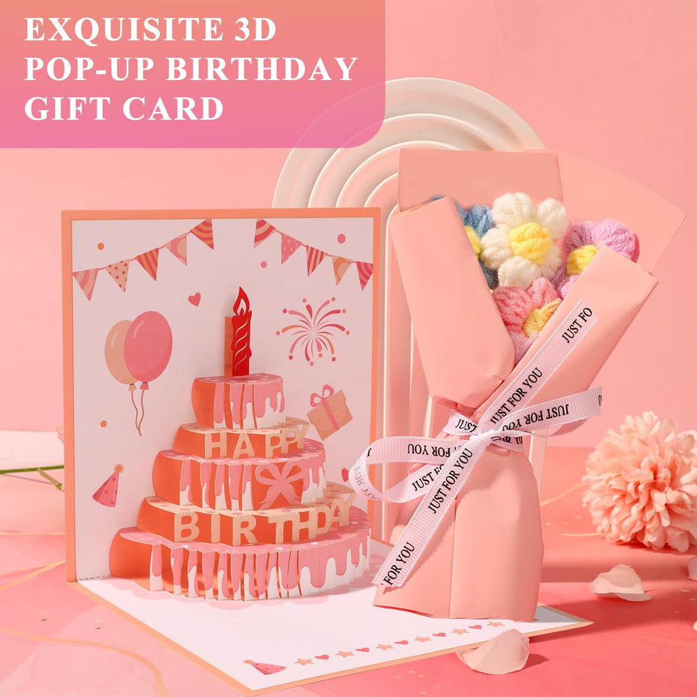 Tarjeta 3D de Feliz Cumpleaños Tian Dian, sorprende con diseño único.