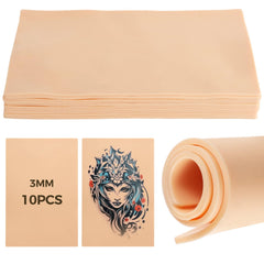 Tideme piel práctica doble cara 8x12 para tatuajes con amplia superficie.