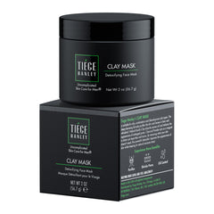 Tiege Hanley mascarilla arcilla detox para bote purifica piel y controla aceite.