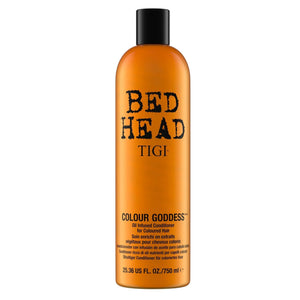 TIGI Bed Head Colour Goddess acondicionador en bote para cabello suave y color brillante.