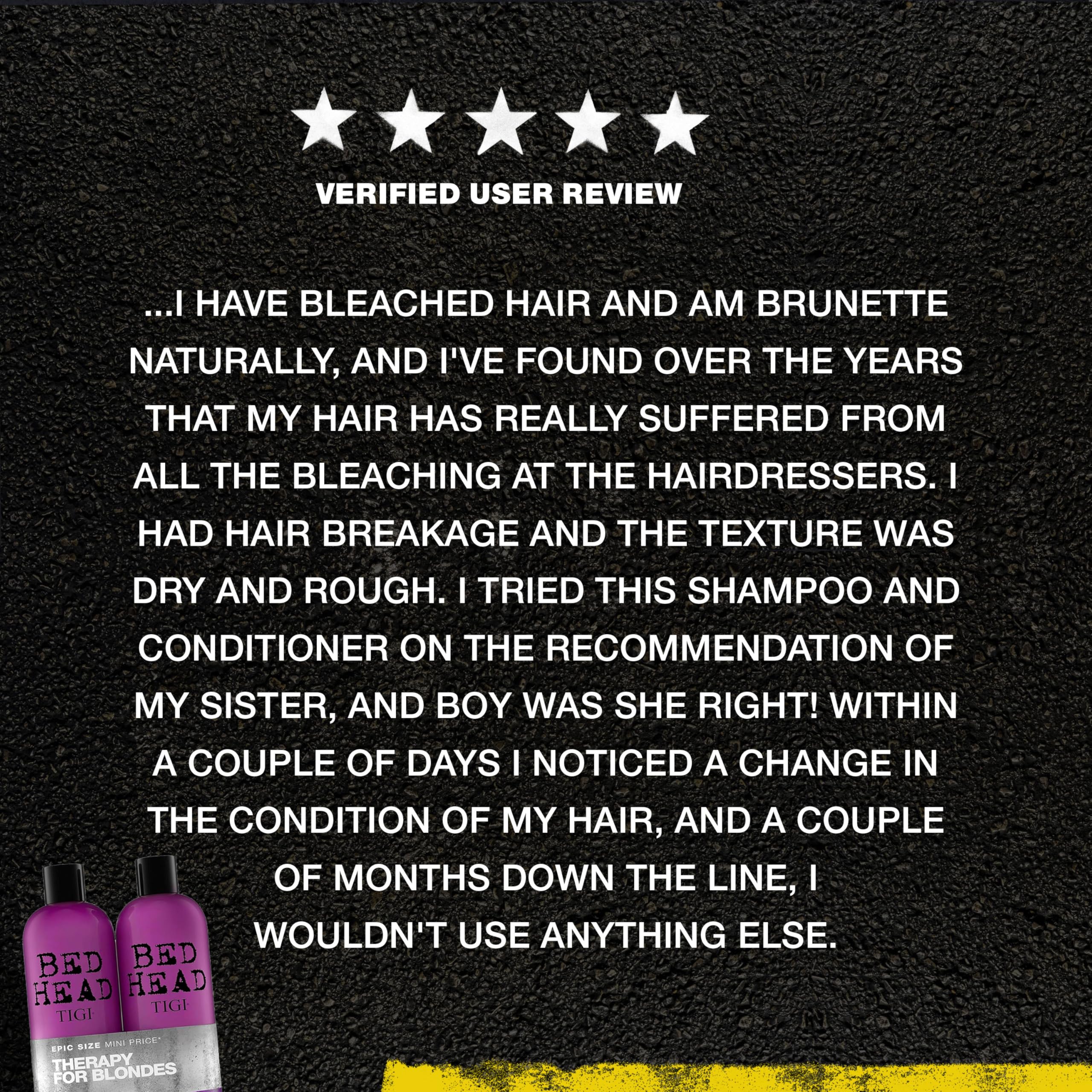 Bed Head by TIGI Dumb Blonde agente antiestatico protege contra encrespamiento