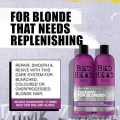 Bed Head by TIGI Dumb Blonde fragancia Fruit Flash perfuma el cabello al lavar