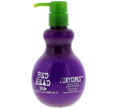Tigi Bed Head Foxy Curls Contour Creme, empaque: definición suave y control de frizz.