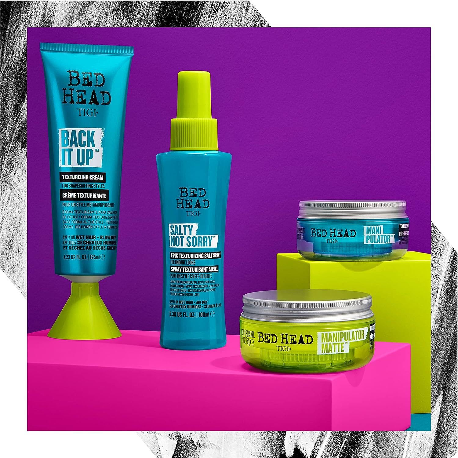 Uso diario de TIGI Bed Head Manipulator para crear estilos de todo el día.