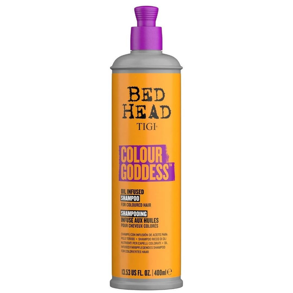 Diosa del Color de TIGI, champú con aceite infuso, conserva el color y añade brillo