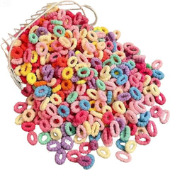 Elásticos Tihzheoy de algodón en colores vivos para cabello suave de niños.