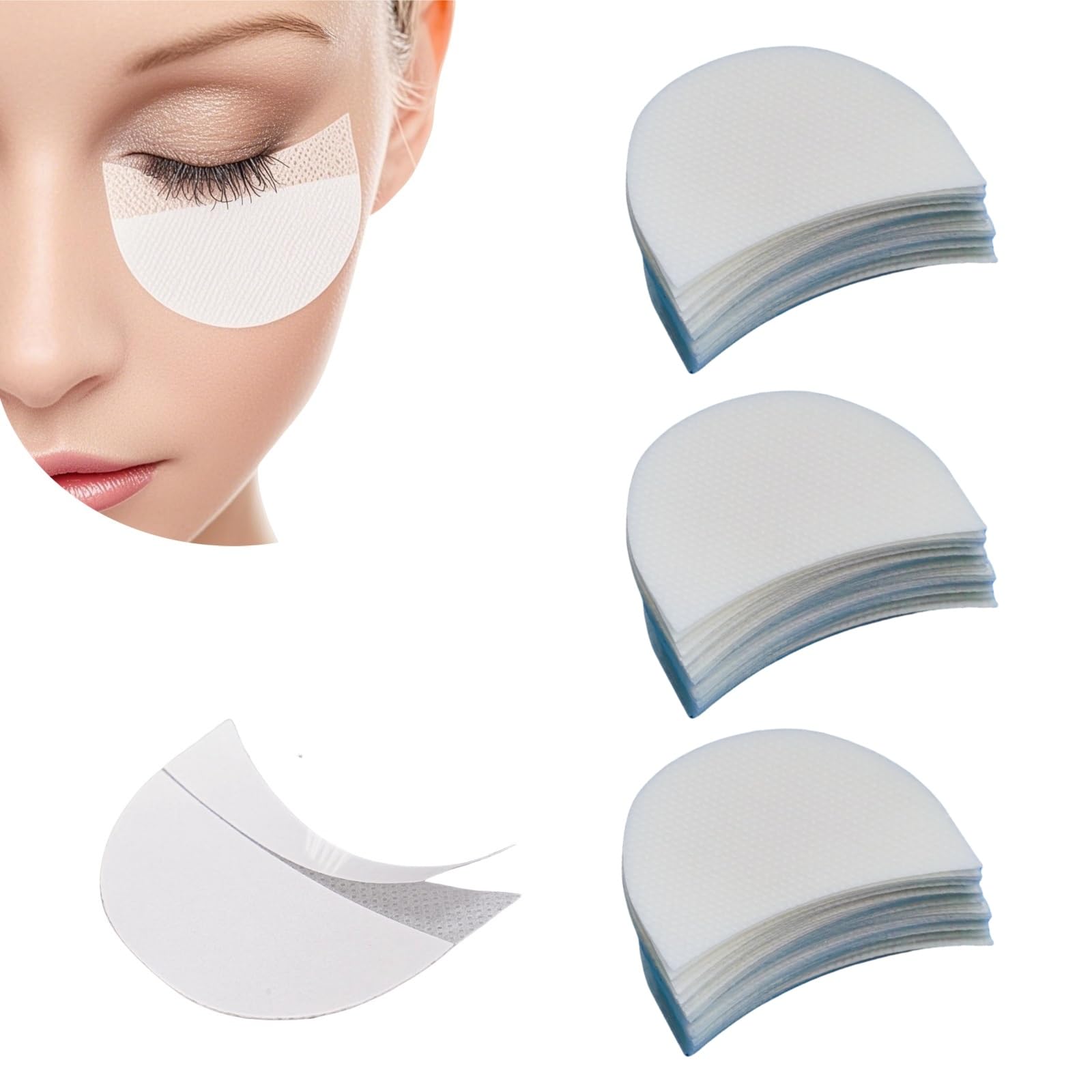 TIKIYOUN escudos para sombra de ojos en paquete, aplicación precisa y limpia.