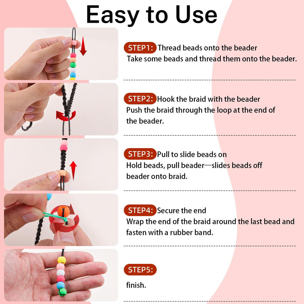 Crea pulseras y collares con cuentas TINKRSTUFF para un toque colorido en manualidades.