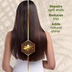 Jalea real de Tío Nacho presente, ingrediente nutritivo para el cabello.