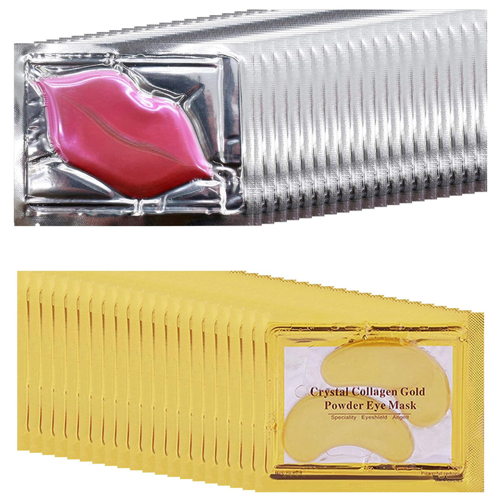 TIRDET mascaras ojos 24k oro cristal, para una mirada más fresca y descansada.