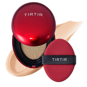 TIRTIR base en cojin rojo, aplicación suave para un acabado natural