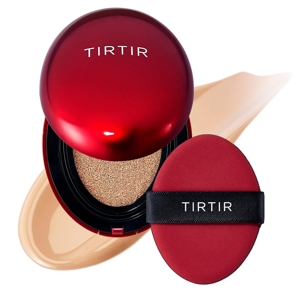 TIRTIR base en cojín roja con ajuste para un acabado natural