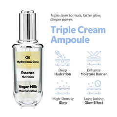 Empaque de la Ampolla Leche Cerámica de TIRTIR con detalle elegante