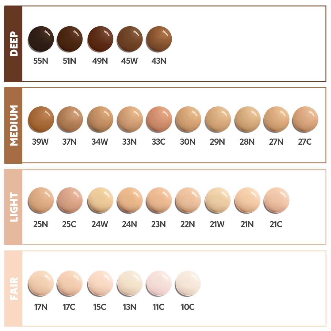 TIRTIR Mask Fit Red Foundation, cobertura de hasta 72 horas sin desvanecimiento