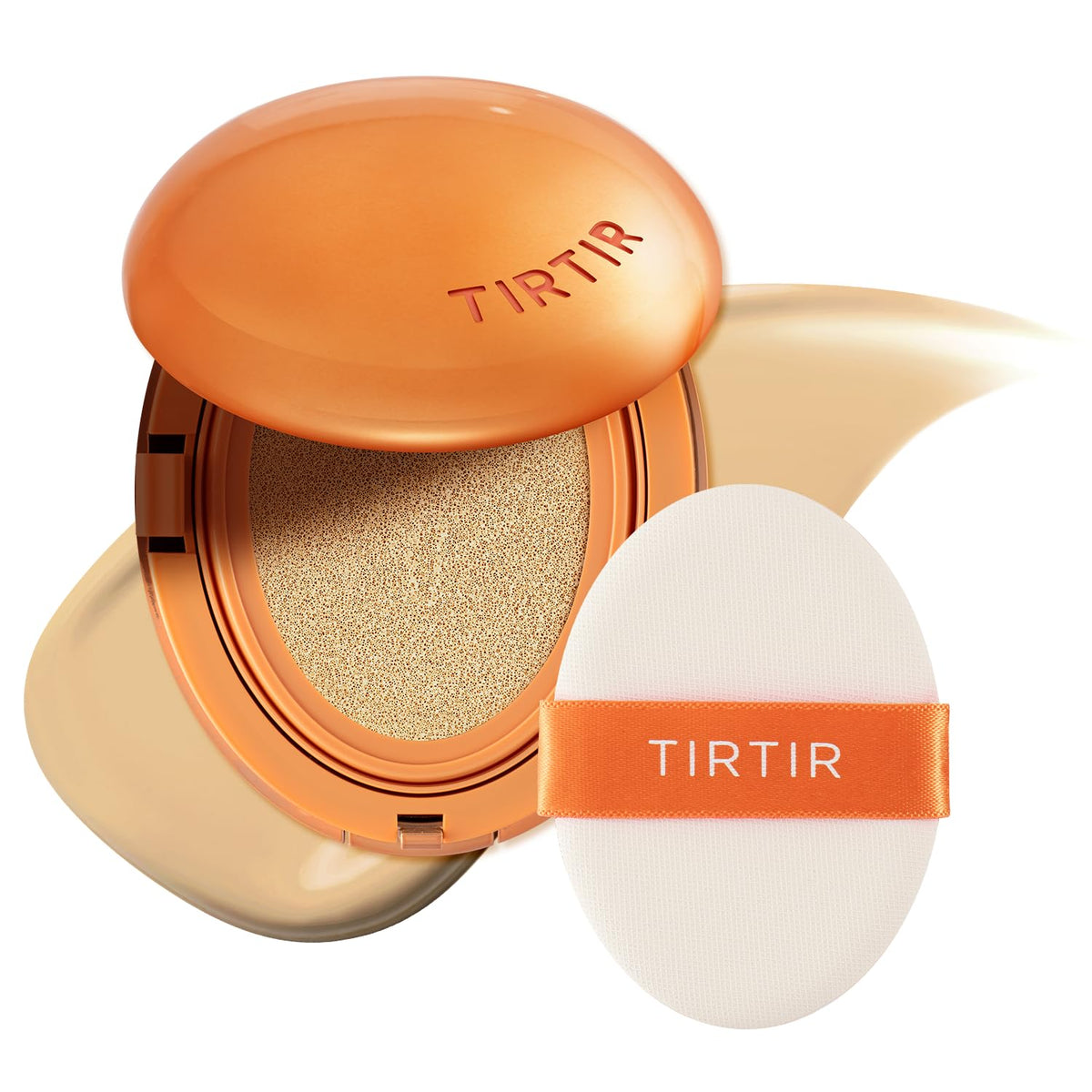 TIRTIR Mini Cushion: aplicación rápida para poros visibles, acabado natural.