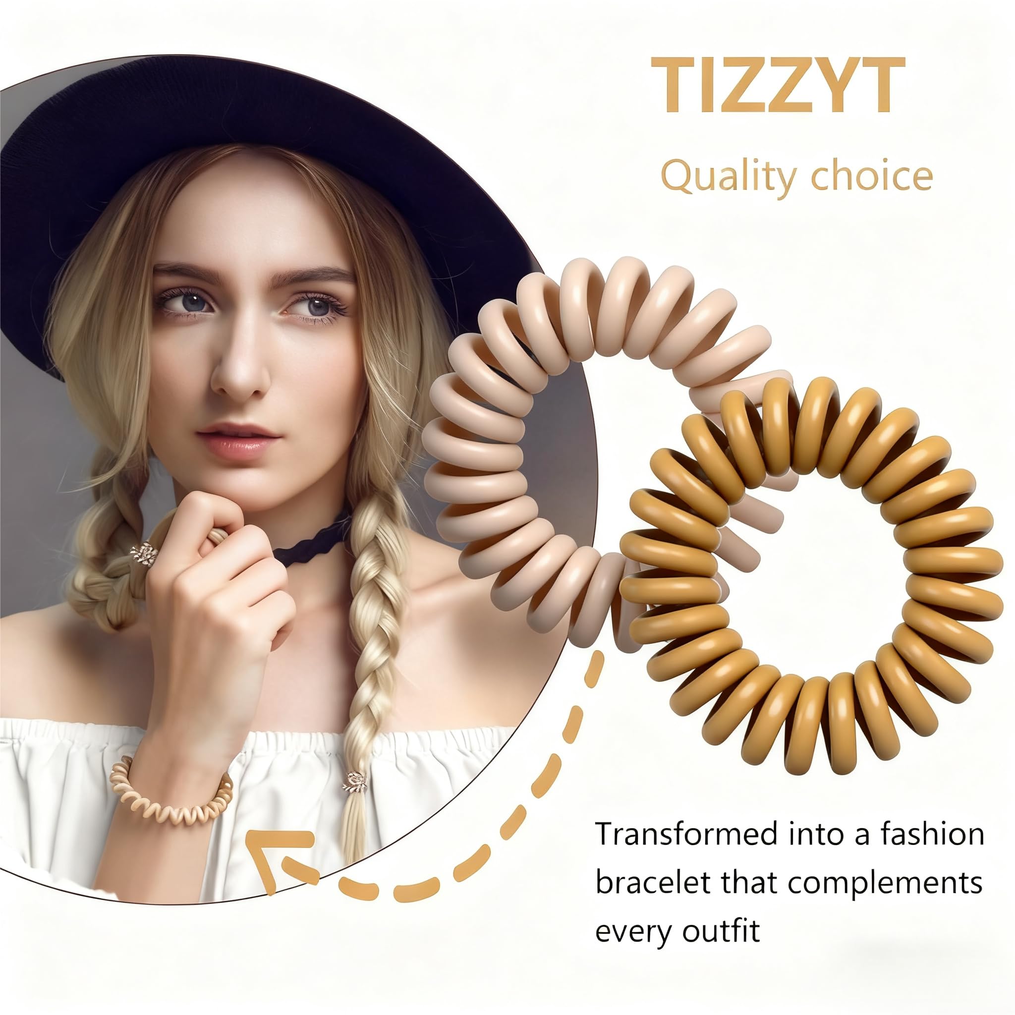 Cintas TIZZYT de 38 mm resistentes al agua para actividades diarias