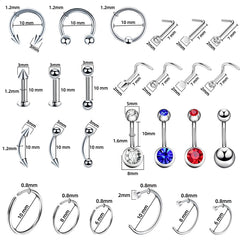 TKKUY piezas en calibres diferentes para distintos tipos de perforaciones