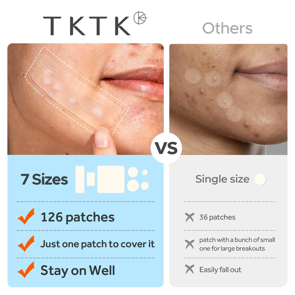 Parche hidrocoloide TKTK 31x18 mm, gran cobertura para espalda o pecho.