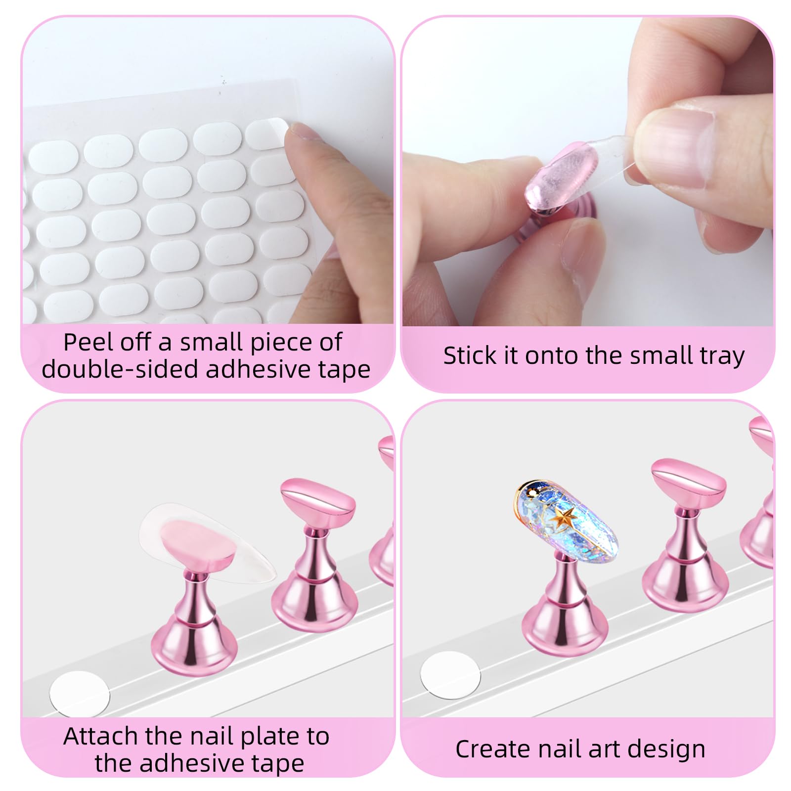 TKYZMS uso en domicilio de diseños de uñas: ideal para practicar en casa y en viajes
