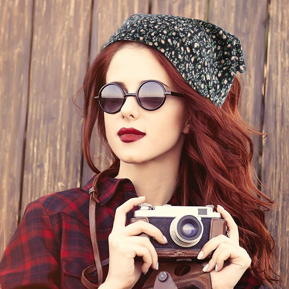 TOBATOBA bandana elástica para cabello con ajuste cómodo