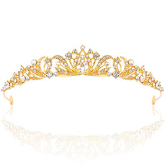 TOBATOBA corona dorada para mujeres, ideal para bodas.