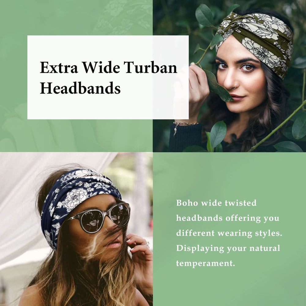 Tobeffect bandana para el cabello boho, perfecta para deporte o ocio.