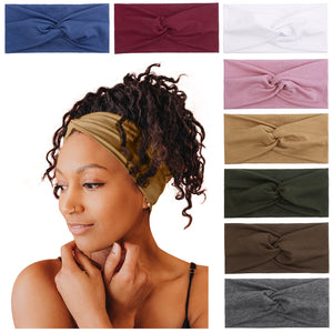 Bandanas Tobeffect para mujer en estilo bohemio y ancho, ideal para peinados diarios