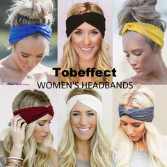 Diadema Tobeffect para yoga y actividades mantiene el peinado durante el entrenamiento.