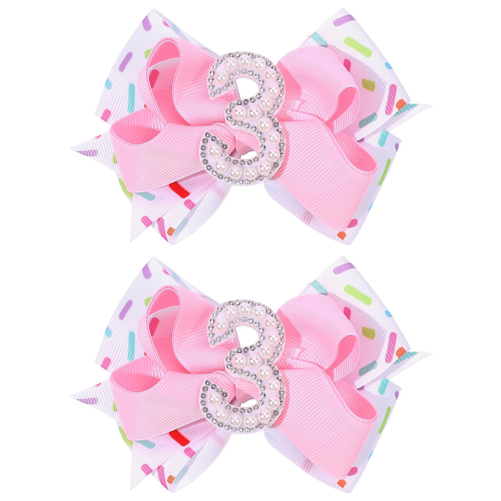 TOKUFAGU lazo rosa con helado para bebé, ideal para fotos de cumpleaños