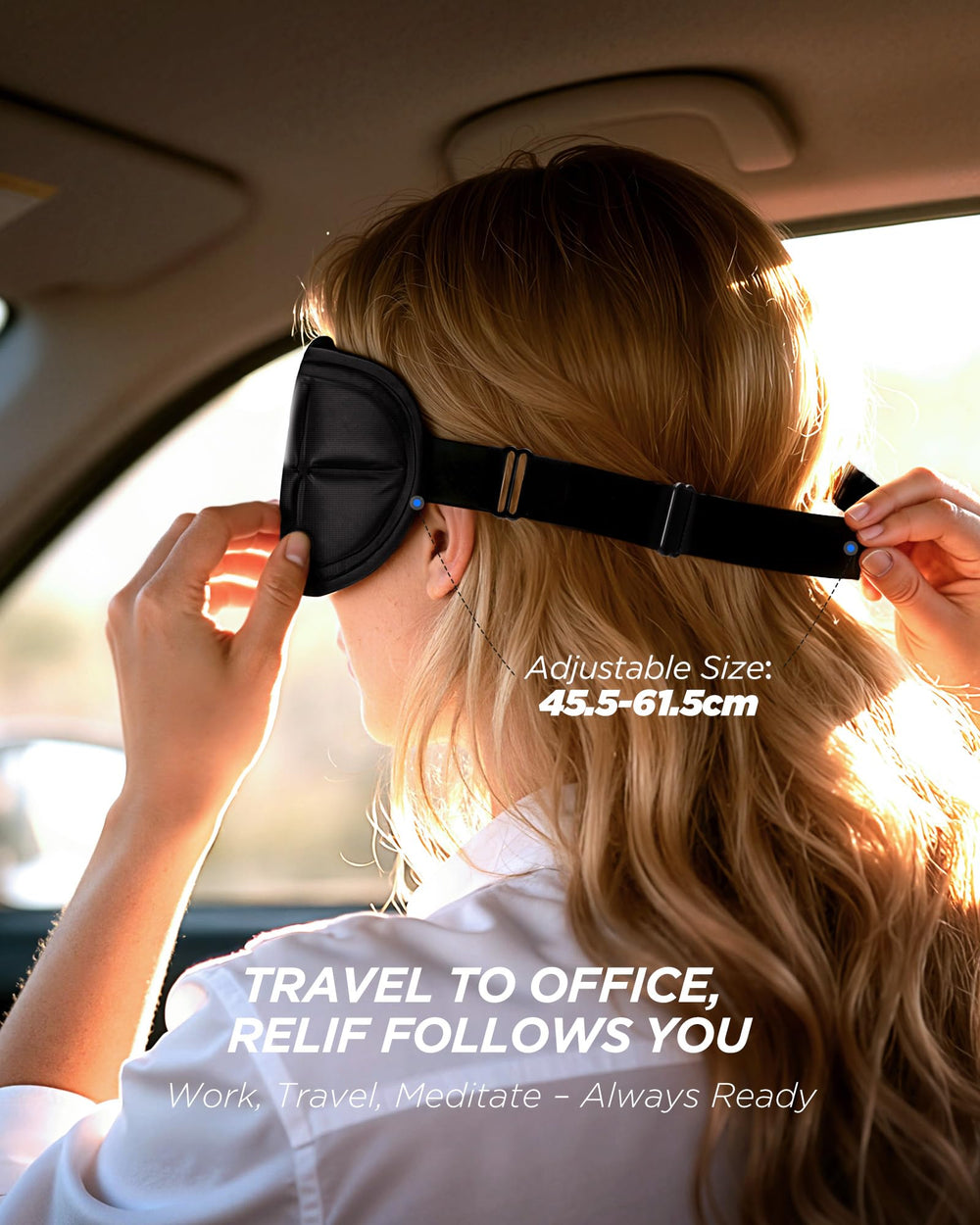 La mascarilla Tolaccea para ojos es ideal para viajes, compacta y fresca.