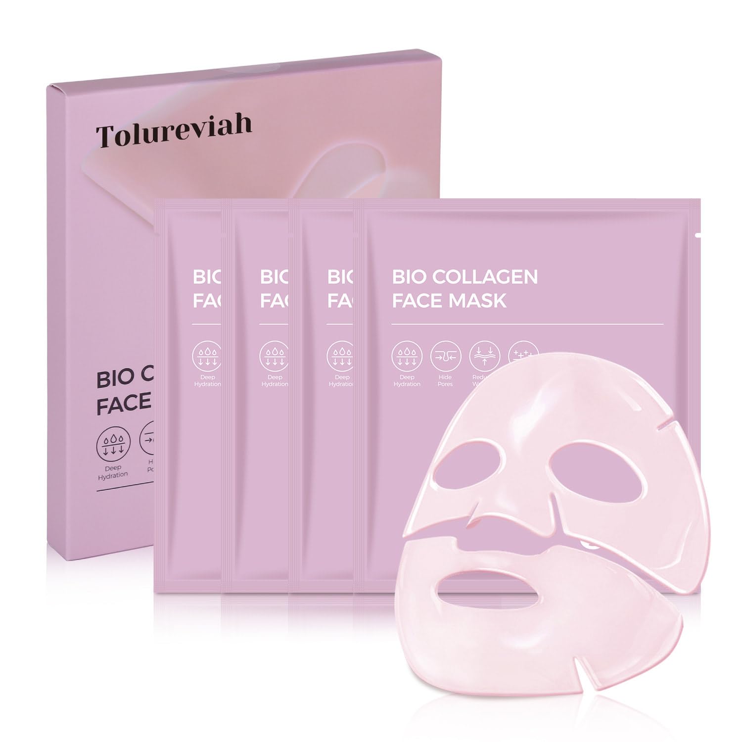 Tolureviah mascarilla hoja Salmón DNA PDRN para hidratación y elasticidad de la piel