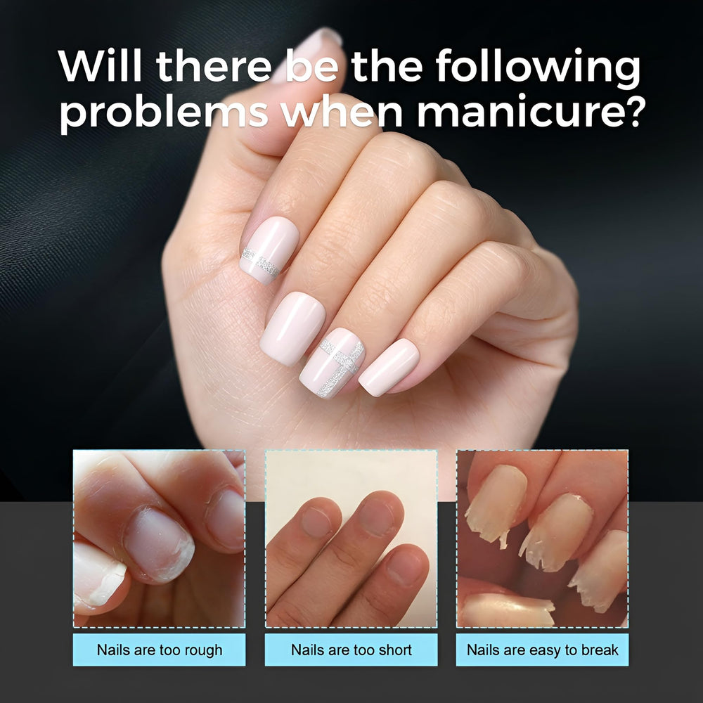 Puntas TOMICCA semi mate evitan lijado y protegen uñas naturales