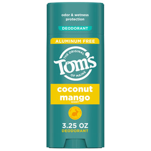 Tom's of Maine Coco Mango desodorante barra aplicación: suave y clara