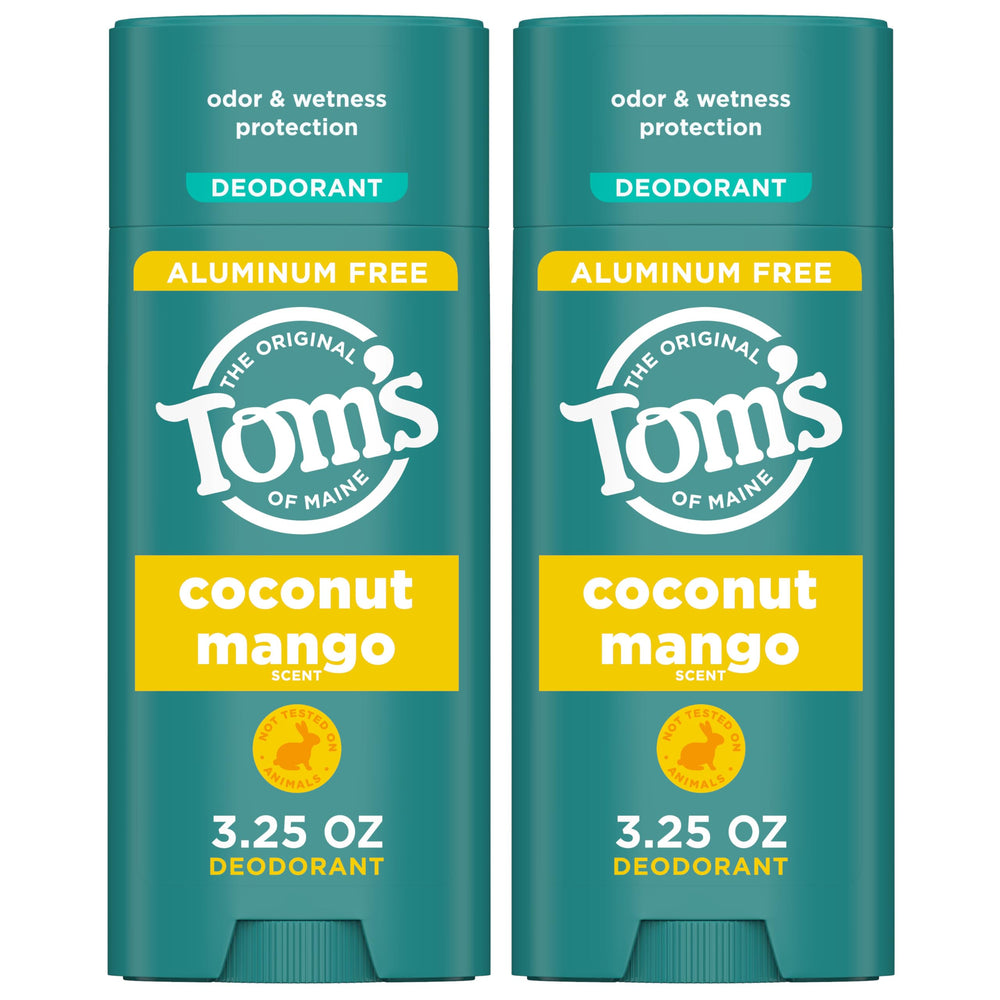 Tom's of Maine Coco Mango desodorante en barra para uso diario.