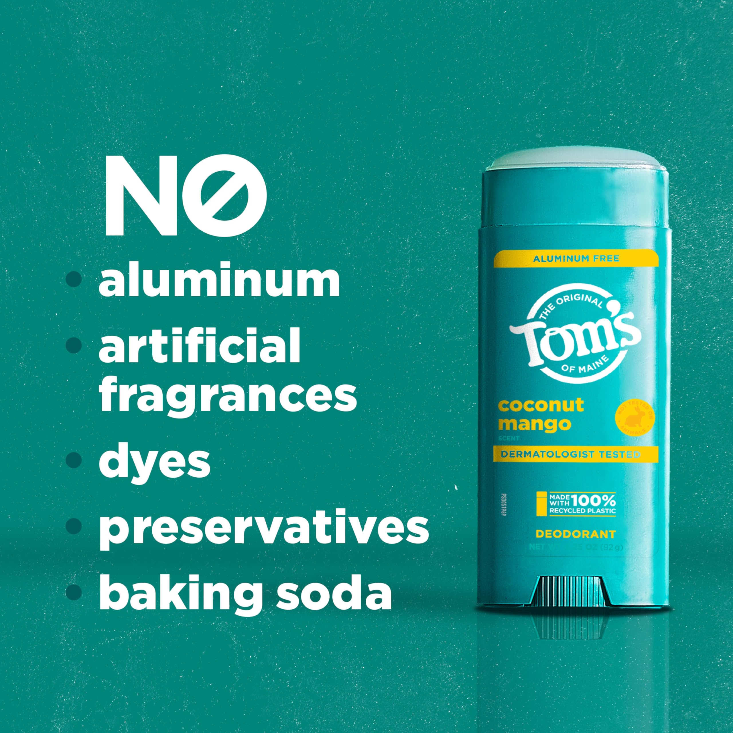 Protección contra olor y humedad con Coco Mango de Tom's of Maine.
