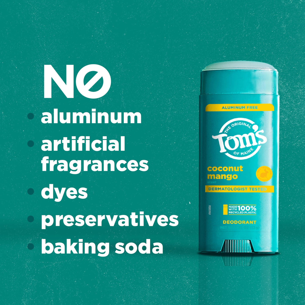 Protección contra olor y humedad con Coco Mango de Tom's of Maine.