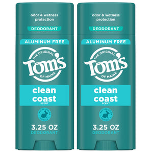 Tom’s of Maine Desodorante Costa Limpia: aplicación clara para uso diario