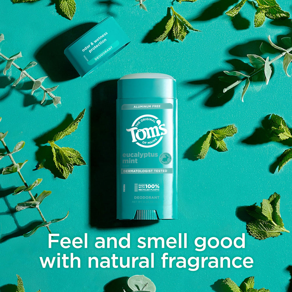 Tom’s of Maine probado dermatológicamente para piel sensible.
