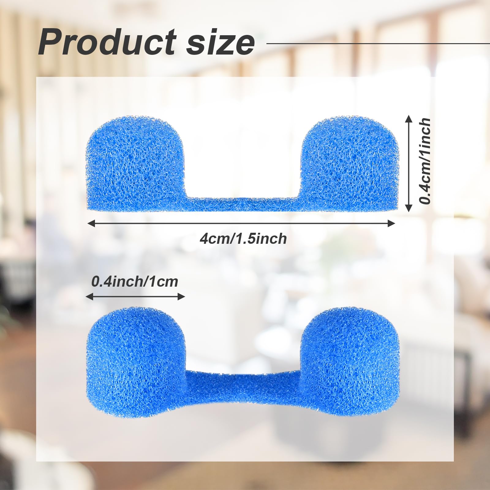 Esponja nasal suave de Tondiamo para comodidad durante uso prolongado.