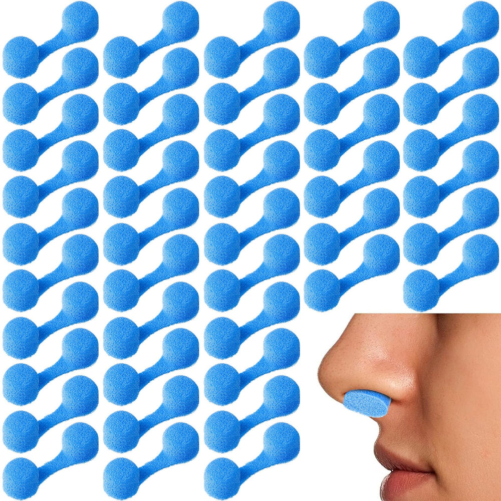 Filtro nasal desechable Tondiamo, paquete de 100 piezas para bronceado sin sol.