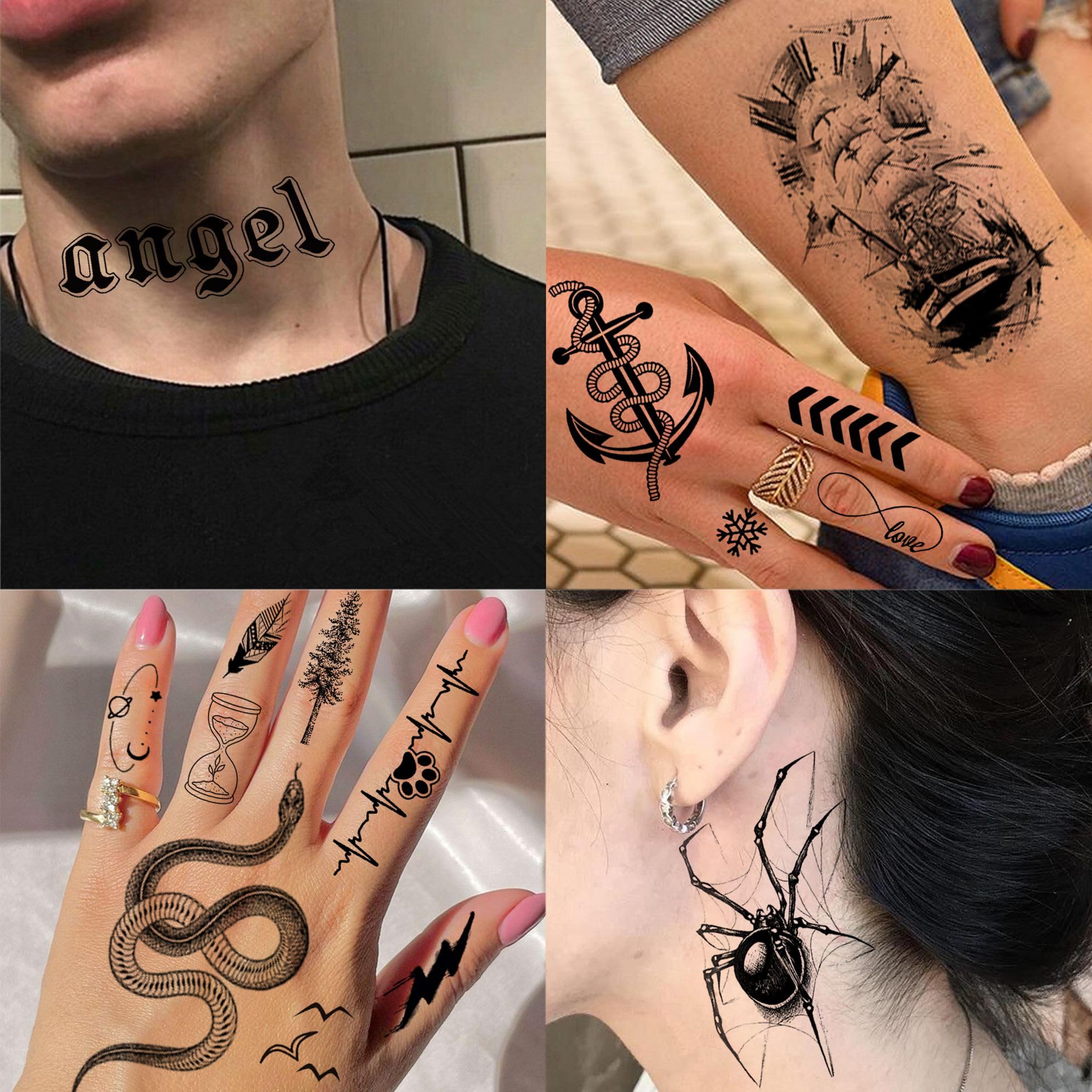 Toneoldshu dragon tatuaje temporal para disfraz ligero.