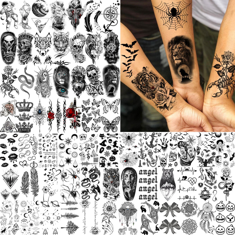 Toneoldshu dragon tatuaje temporal para playa y verano.