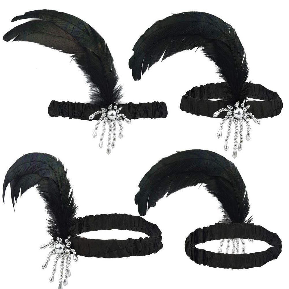 Tongcloud diadema flapper 1920s para fiesta de los años 20