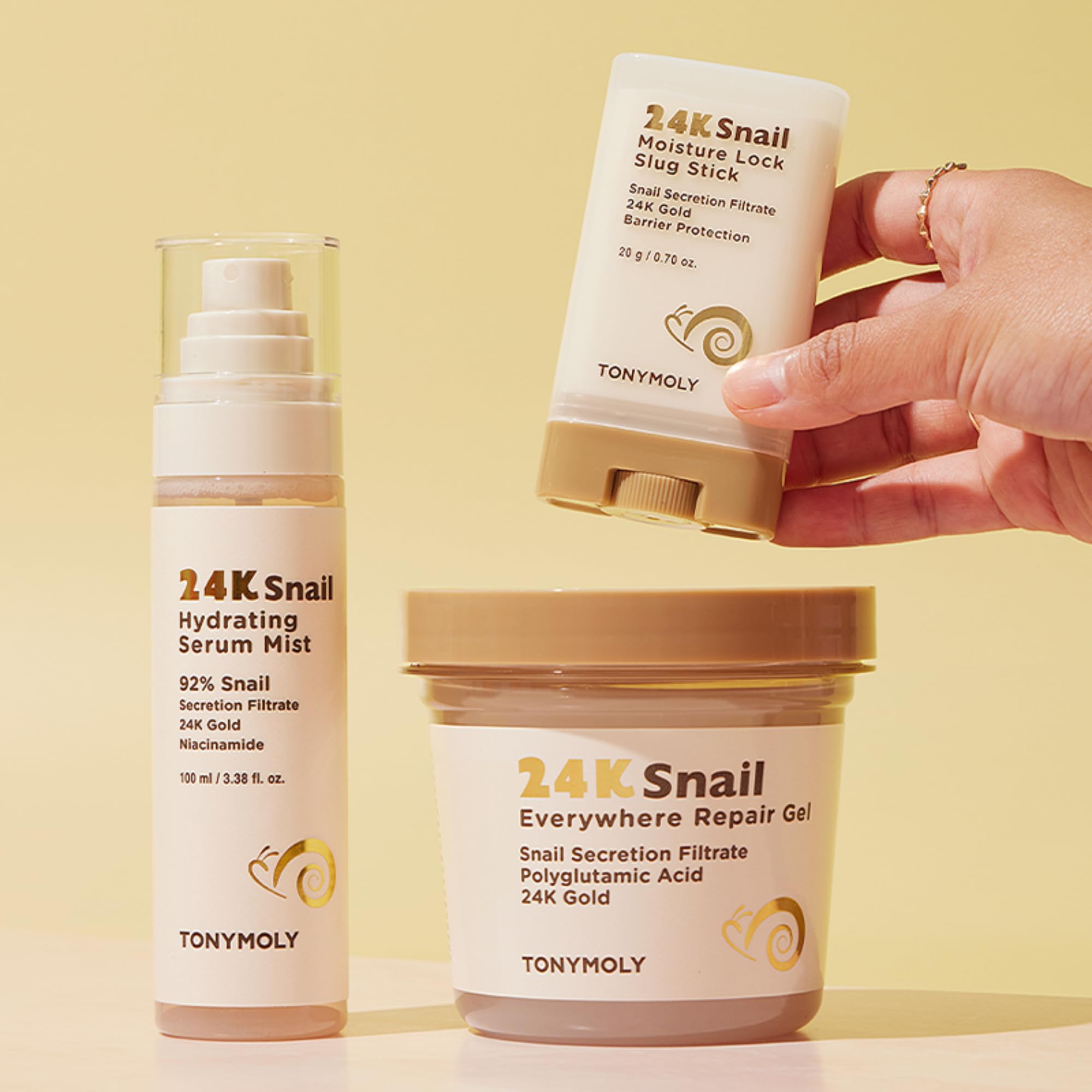TONYMOLY barrita aplicación suave evita residuos y mejora experiencia.