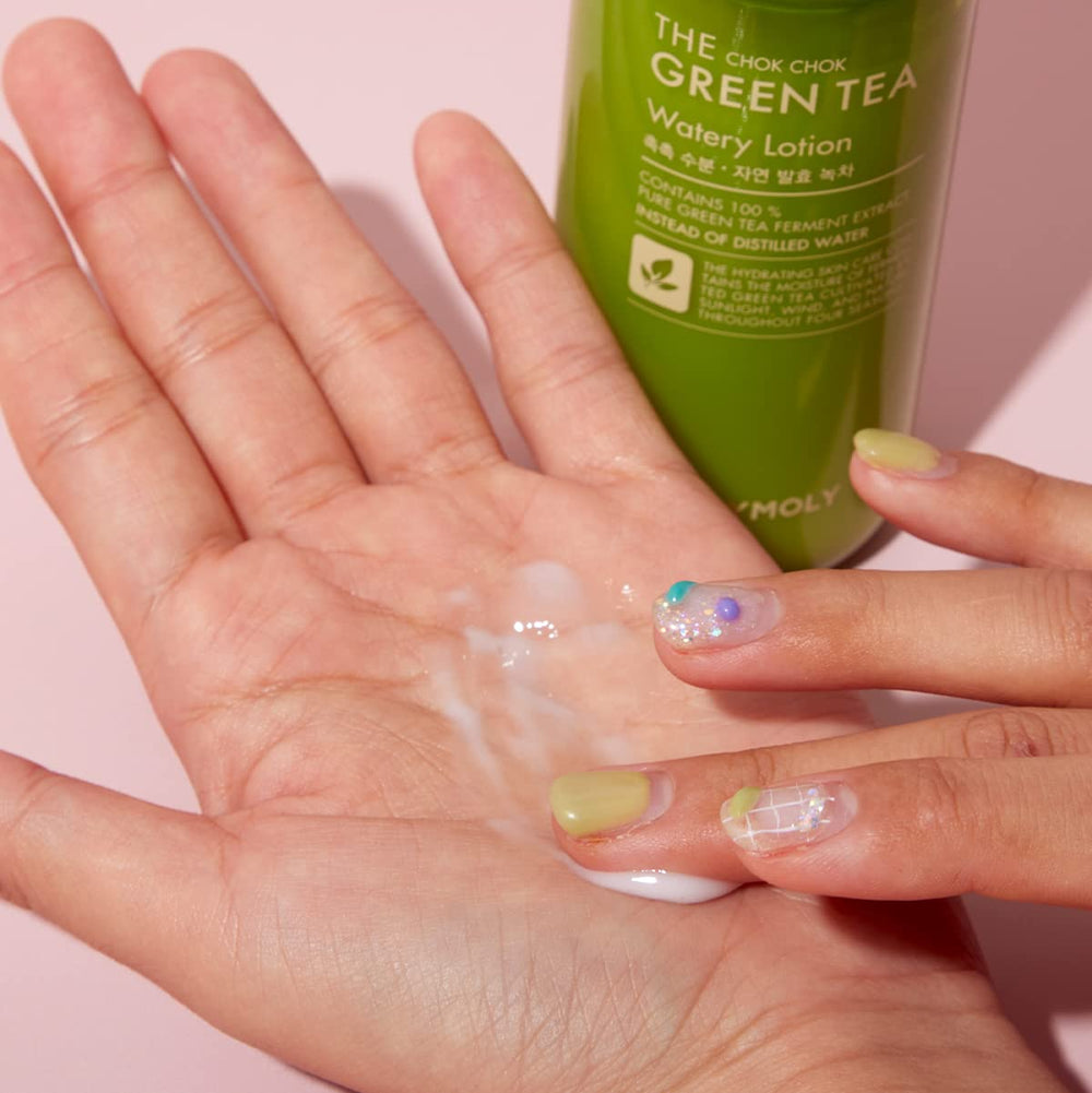 TONYMOLY Chok Chok Green Tea: aplicación corporal para piel suave durante todo el día.