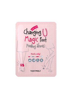 TONYMOLY calcetines exfoliantes para pies, empaque elegante para spa en casa