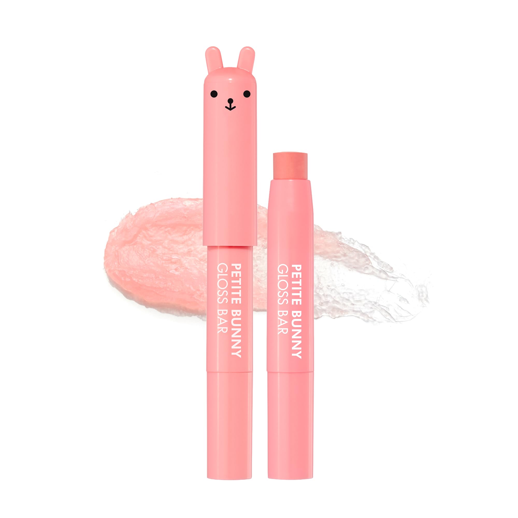 TONYMOLY Petit Bunny Glos labial con vitamina E para hidratación diaria